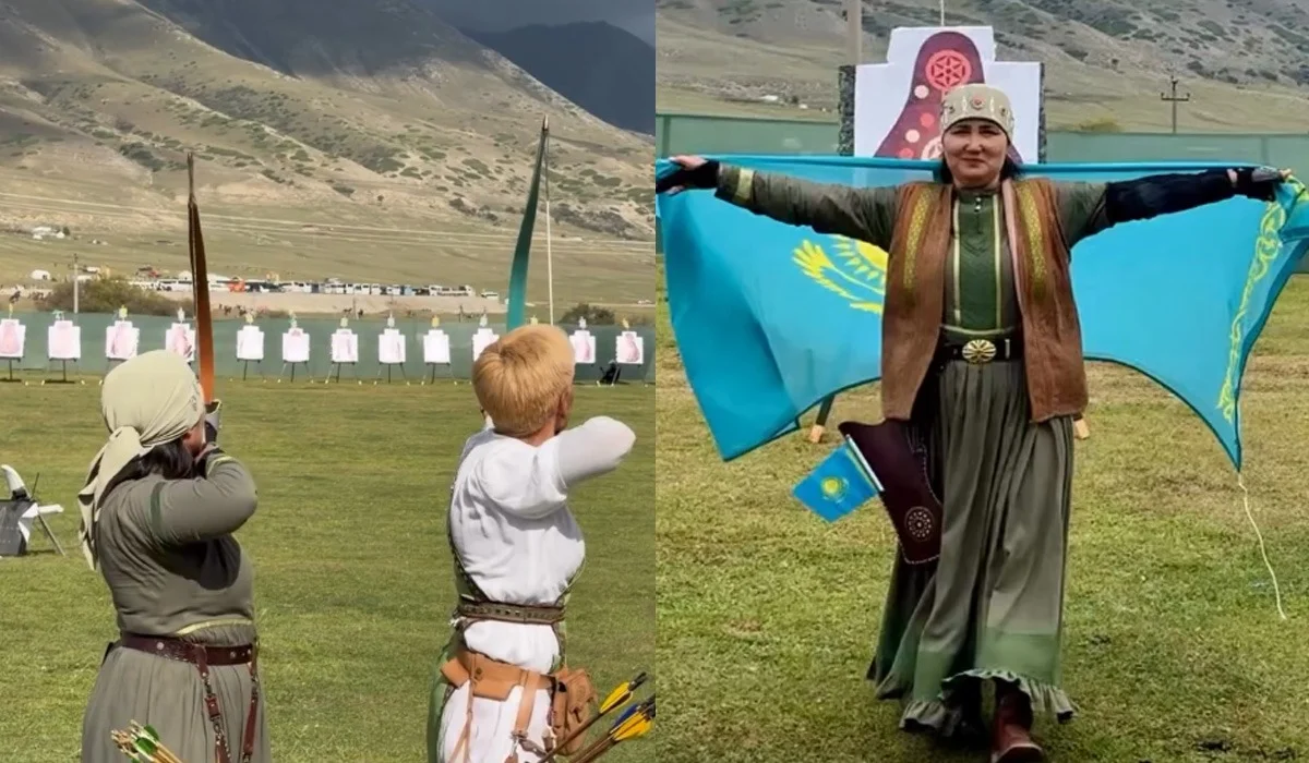 51-летняя казахстанская лучница не сдержала слез после победы на Всемирных играх кочевников (ВИДЕО)