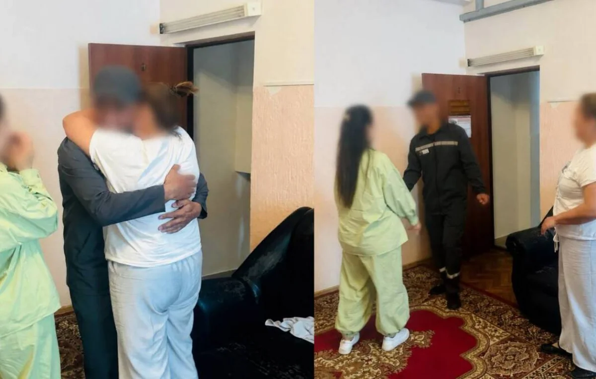 Осужденному впервые за 9 лет разрешили встречу с родными в колонии Карагандинской области