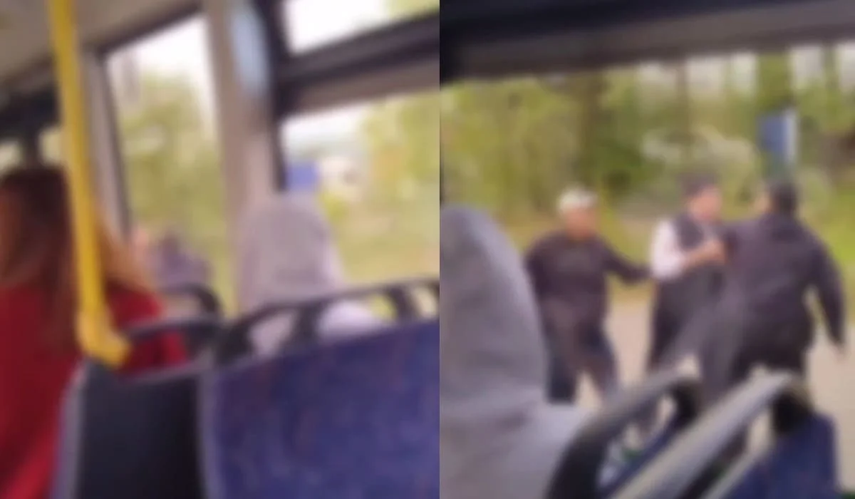 Водитель автобуса зажал пассажира дверью и высадил всех в Астане (ВИДЕО)