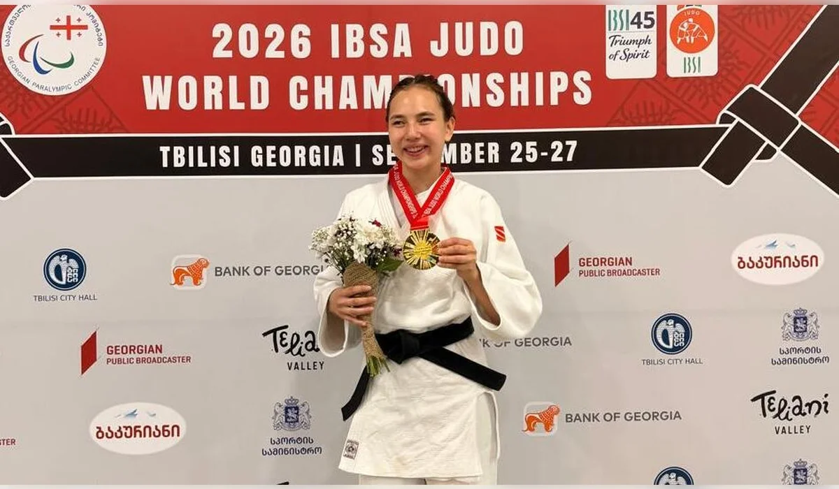 Казахстанка завоевала золото чемпионата мира по парадзюдо