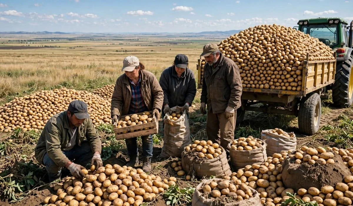 Больше 2 млн тонн картофеля собрали аграрии Казахстана