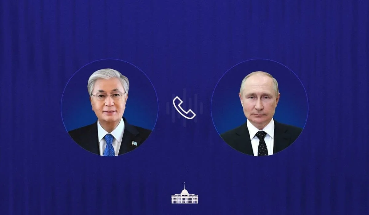 Токаев поздравил Путина с 74-летием