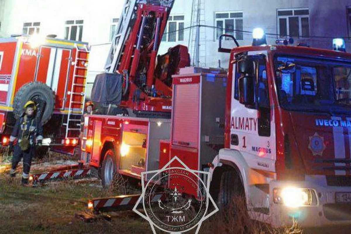 Пожар в SPA-центре Алматы ликвидировали спасатели
