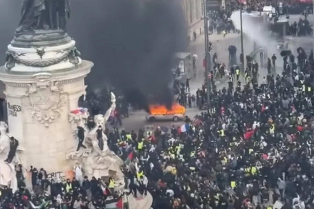 День гнева во Франции: сотни тысяч протестующих, поджоги и столкновения с полицией