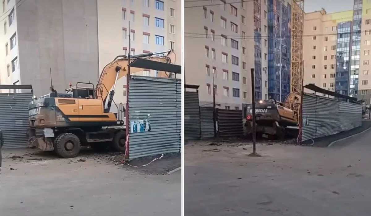 Двор превратился в стройплощадку: в акимате Астаны прокомментировали ситуацию