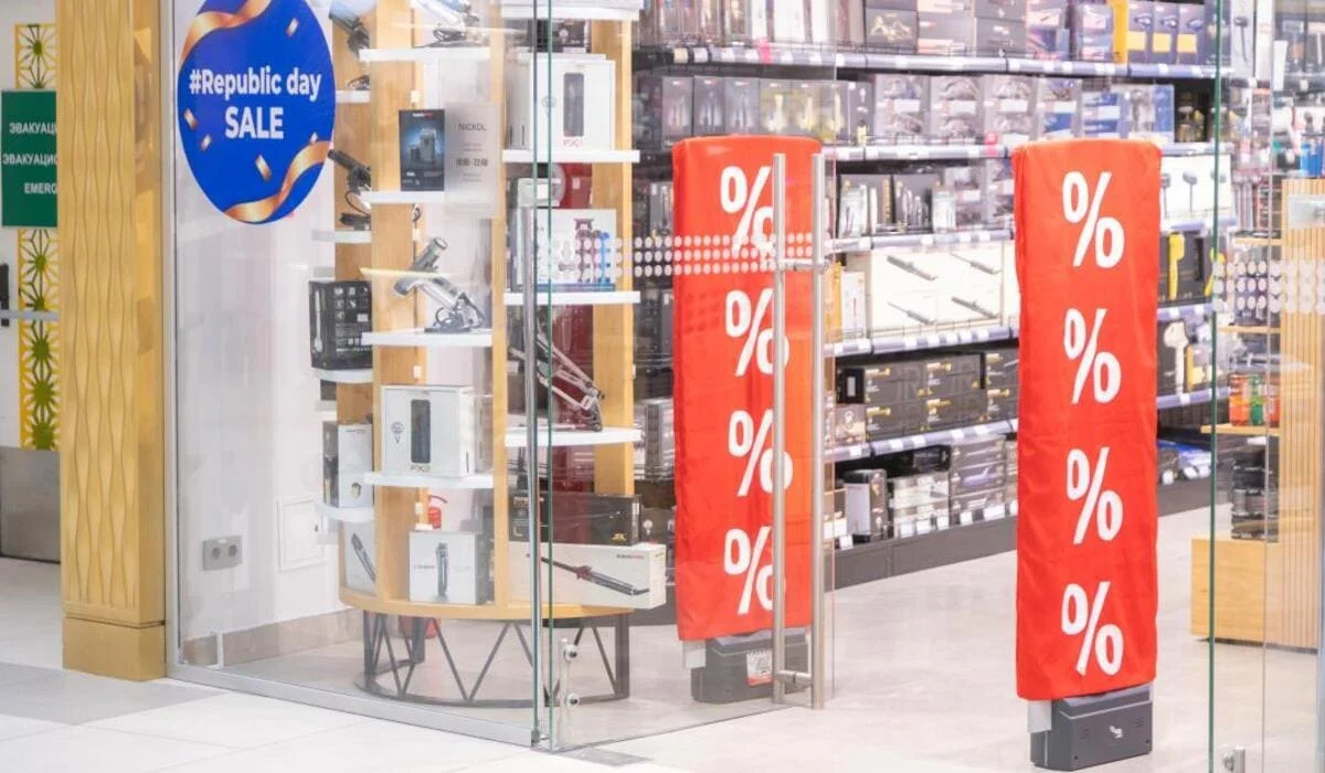 Уже больше 600 торговых объектов Казахстана предлагают скидки до 50%
