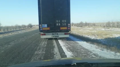 У водителя по пути в Актау замерзла вода в радиаторе