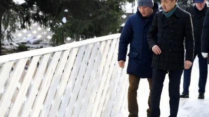 Бакытжан Сагинтаев проверил городские катки