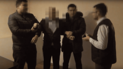 Судью задержали на рабочем месте