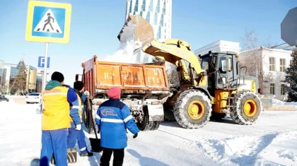 Больше нормы выпало снега в Нур-Султане