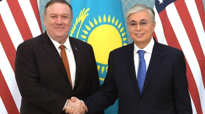 Президент Казахстана принял Госсекретаря США