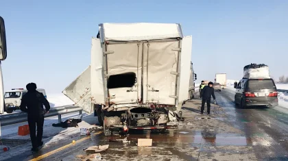 Массовое ДТП в Карагандинской области: погибли два человека