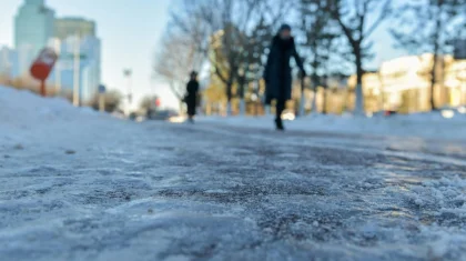 Синоптики предупреждают об осадках и гололеде в Казахстане