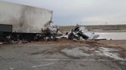 Водитель КамАЗа погиб на трассе в Кызылординской области