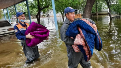 Более 1,5 млн кубометров воды откачано за прошедшие сутки в Мактааральском районе