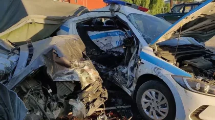 Бывший полицейский протаранил блокпост близ Алматы