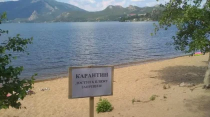 Пляжи закрыли в Боровом