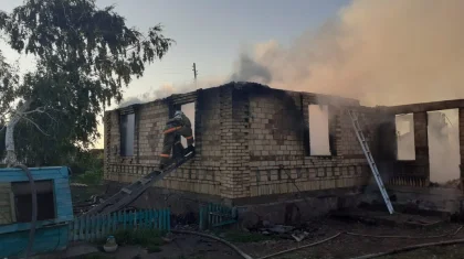 Трое детей погибли при пожаре в Акмолинской области