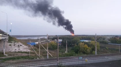 Здание акимата горело в СКО