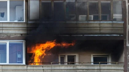 Трое детей пострадали при пожаре в Костанае