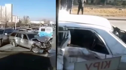 Массовое ДТП с участием автобусов произошло в Караганде