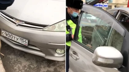 Автомобиль-двойник задержали в Нур-Султане