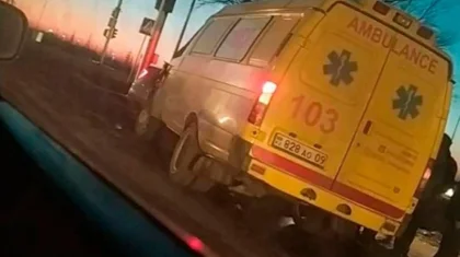 Скорая насмерть сбила пенсионера в Караганде