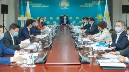 Прошло заседание Политического совета «Nur Otan»