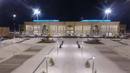 Hazret Sultan Airport начал работу в Туркестане