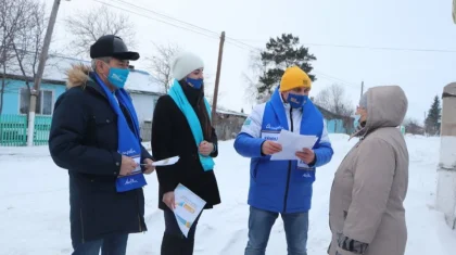 Кандидаты в депутаты от партии «Nur Otan» посетили Мамлютский район