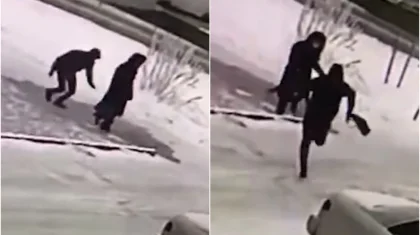 Видео дерзкого ограбления пенсионерки сняли в Талдыкоргане