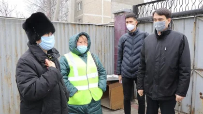 Алматинцы поблагодарили партию «Nur Otan» и коммунальные службы города