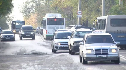 На забастовку вышли водители автобусов в Шымкенте