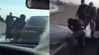Задержание серийного вора в Алматинской области попало на видео