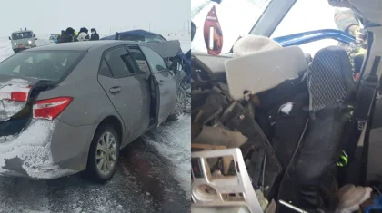 Жуткое ДТП в Западно-Казахстанской области: погибли шесть человек