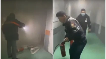 Медоборудование загорелось в актауской больнице