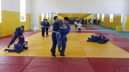Тойхану переделали в спортзал в Туркестанской области