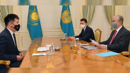 Президент принял автора проекта Qazaq Republic