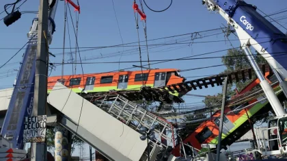 В Мексике объявили траур по погибшим при крушении метро