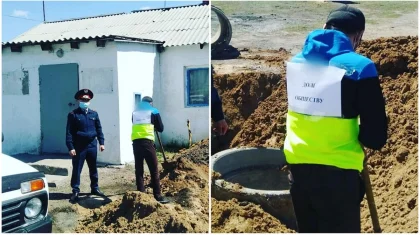 Казахстанцы спорят из-за фото осужденного с наклеенной на спине бумагой