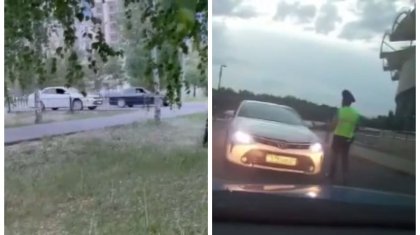 Автолихачи устроили экстремальные гонки в центре Нур-Султана и были за это наказаны