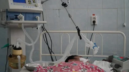 Пугающими кадрами из детской ковидной больницы поделился блогер из Актау