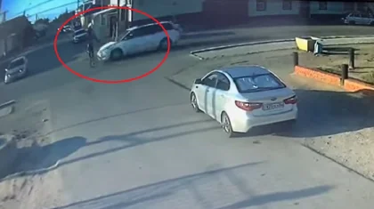 Смертельный наезд на ребенка попал на видео в Атырауской области