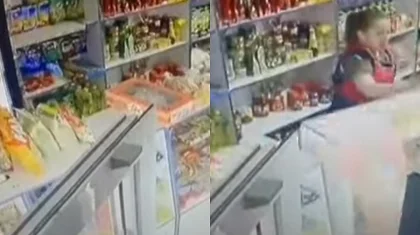 На видео попала драка продавщицы и уголовника в Степногорске