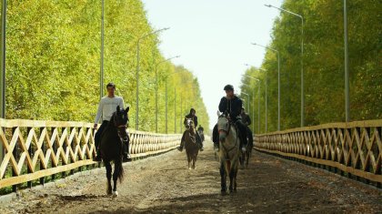 Прокатиться по зеленому поясу на лошадях отныне могут жители и гости Нур-Султана