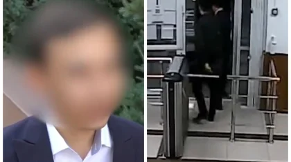 Хищение 32,9 млн тенге: видео задержания казахстанского чиновника появилось в Сети