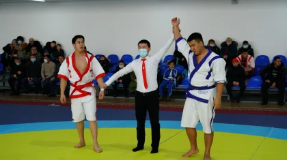 Турнир «Байқоңыр барысы-2021» среди спортсменов республики провели в Нур-Султане