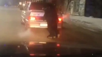 «Вин Дизель в шоке». Любителя весьма необычной езды сняли на видео в Павлодаре