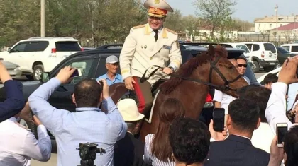Генерал из скандального видео с конем возглавил Департамент полиции Мангистау