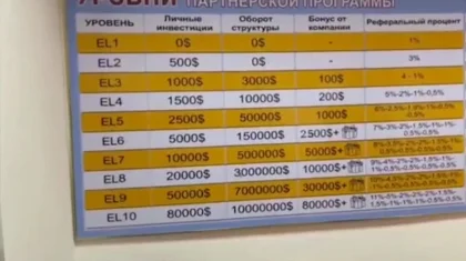 Действовавшая в Алматы маркетинговая компания оказалась финансовой пирамидой